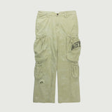 Twill Cargo Wide Leg - Green