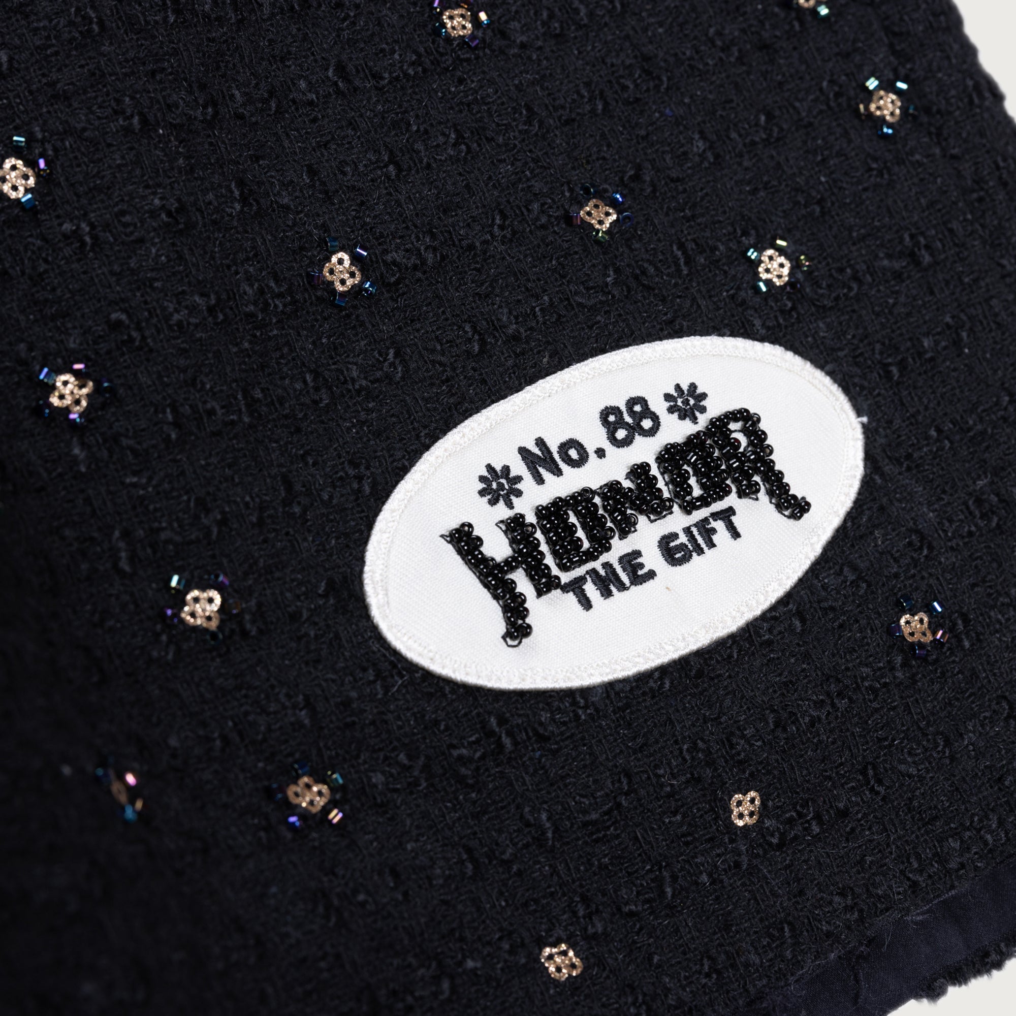 Beaded Shorts - Black