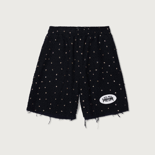 Beaded Shorts - Black