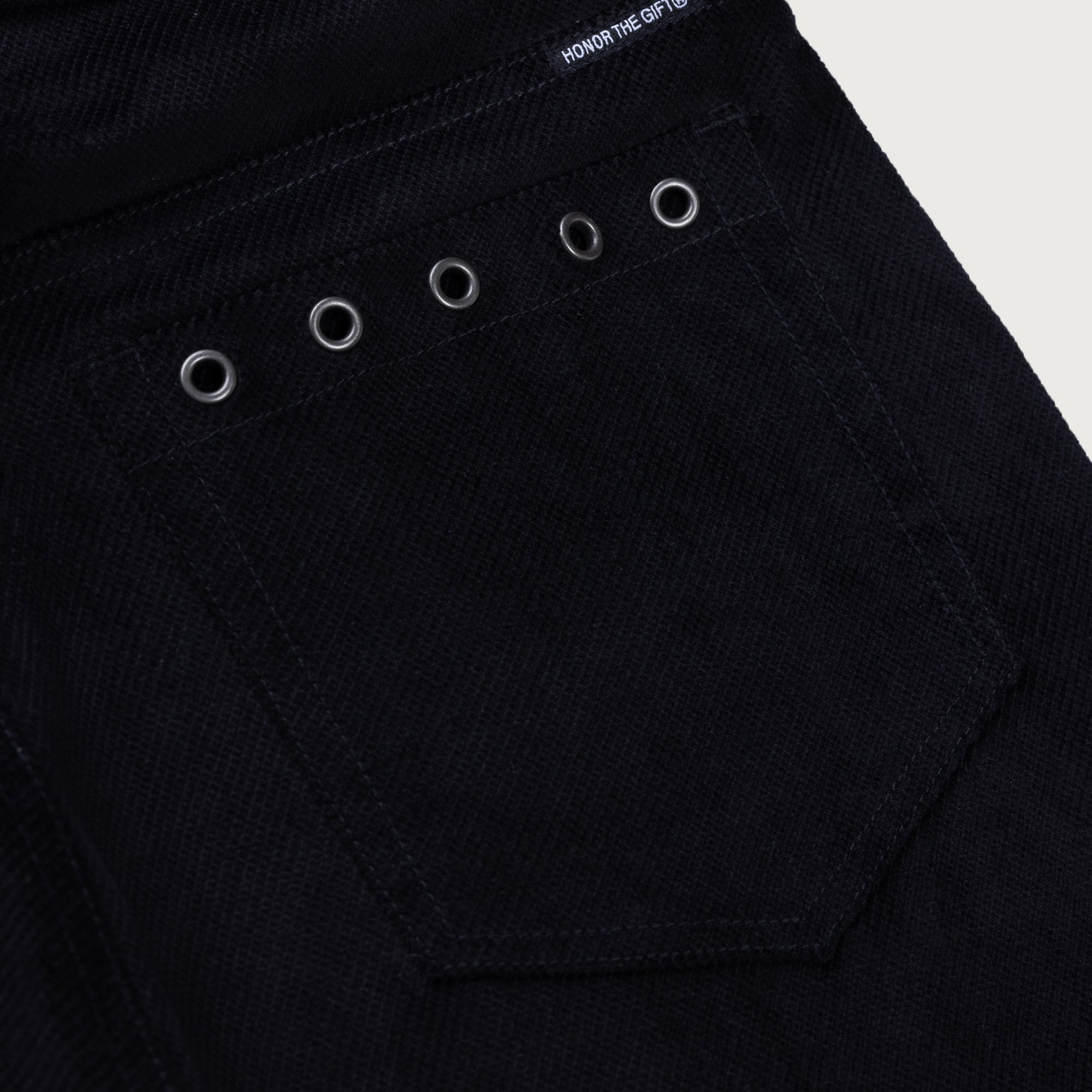 Brushed Bell Bottom - Black