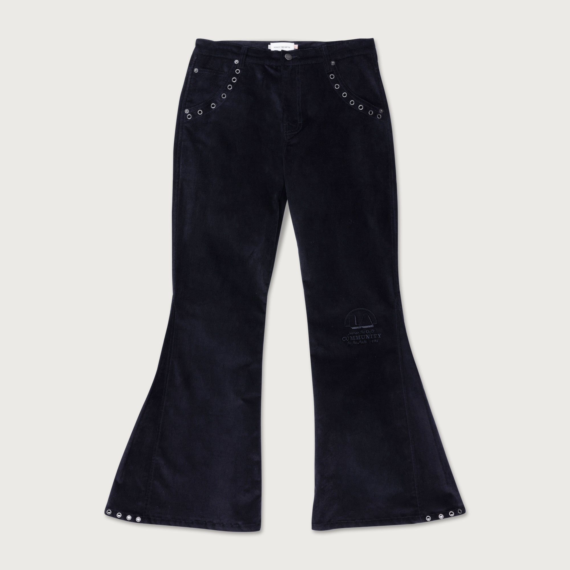 Brushed Bell Bottom - Black