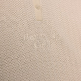 Long Sleeve Knit Polo - Bone