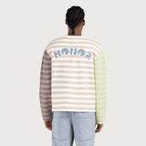 Multi Stripe Crew - Bone