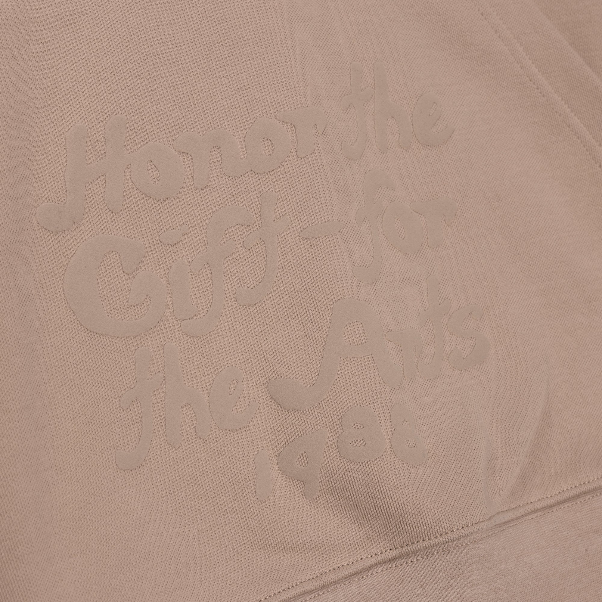 Reverse Hoodie - Pebble