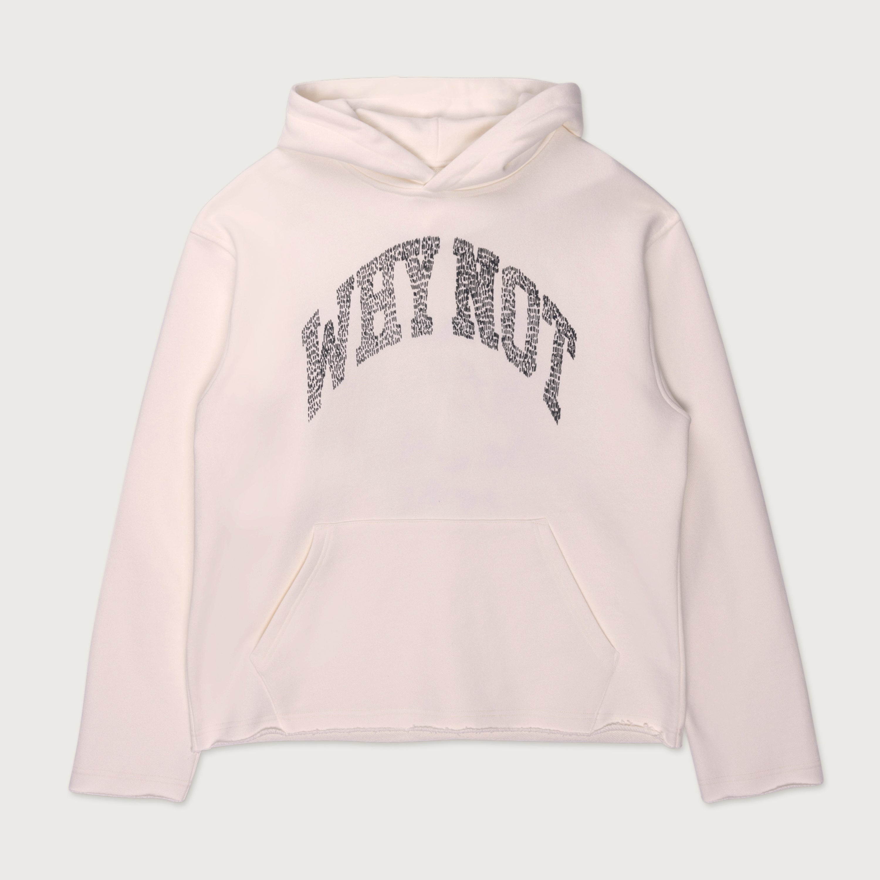 Why Not Hoodie - Bone
