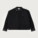Brushed 1/4 Zip - Black