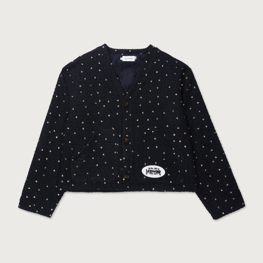 Beaded Cardigan - Black
