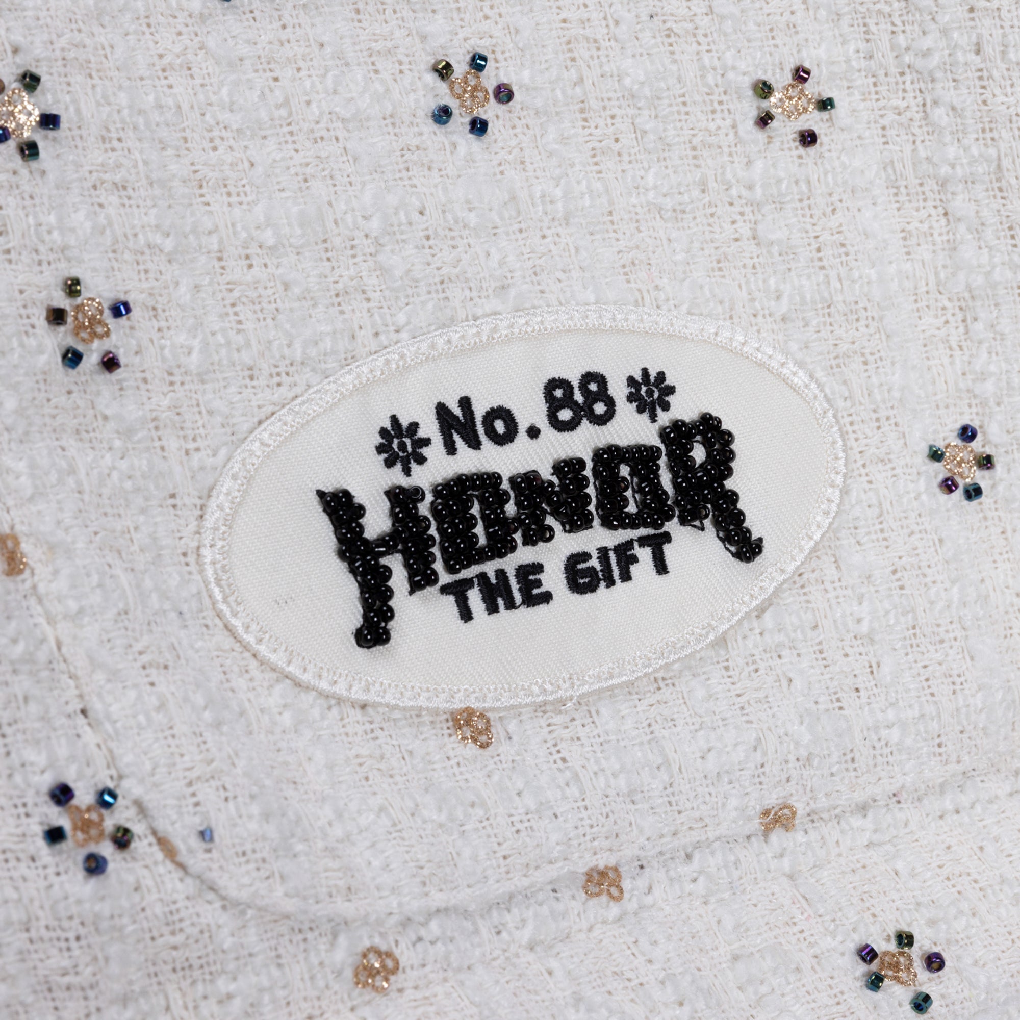 Beaded Cardigan - White