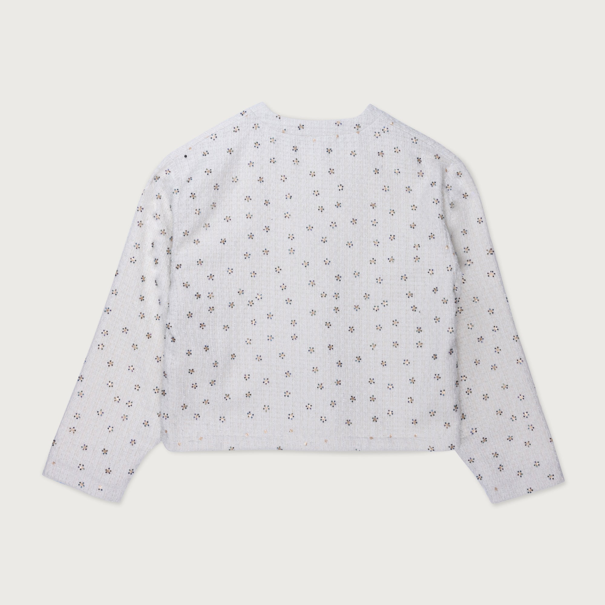 Beaded Cardigan - White