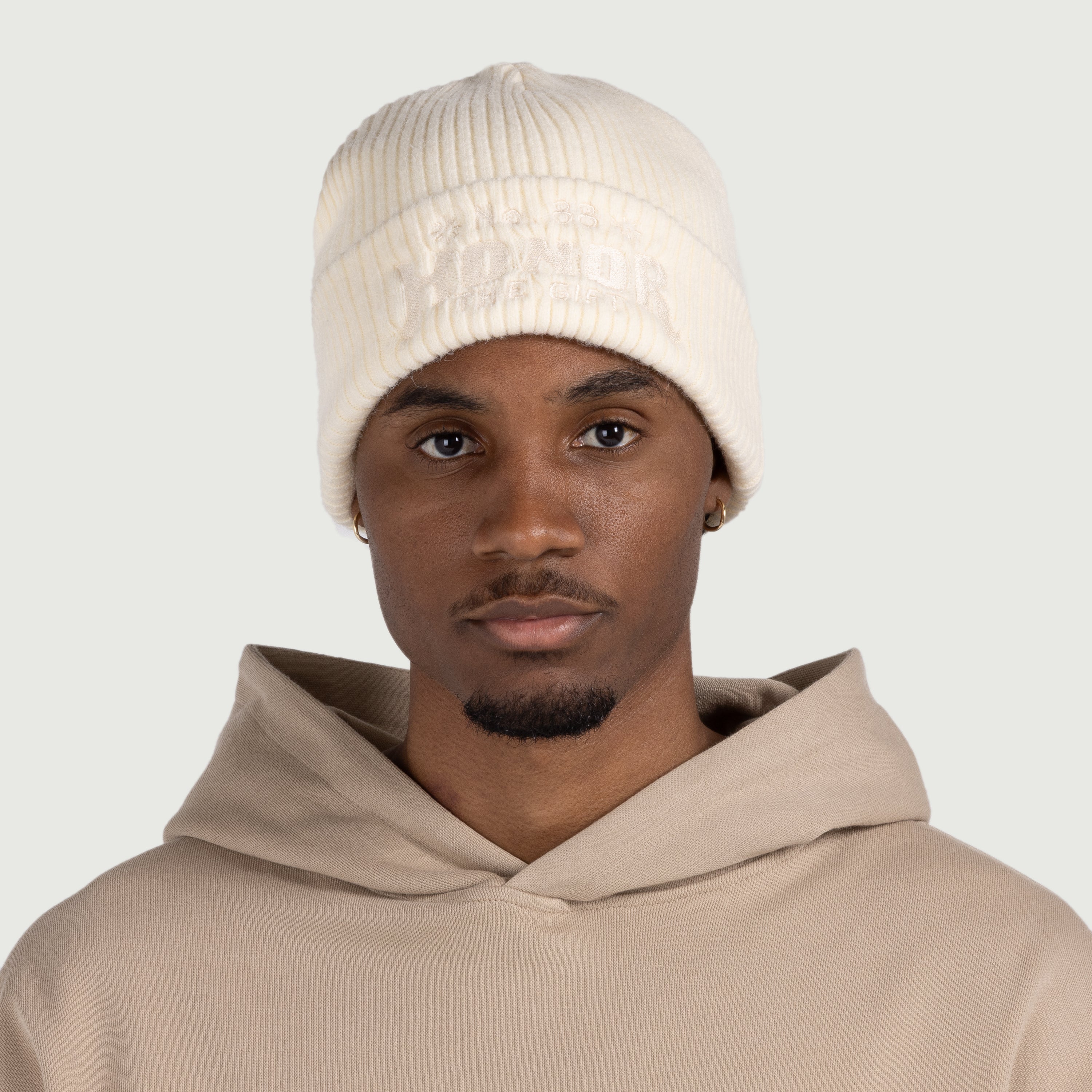 No.88 Beanie - Bone