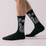 For Sale Ribbed Sock - Black
