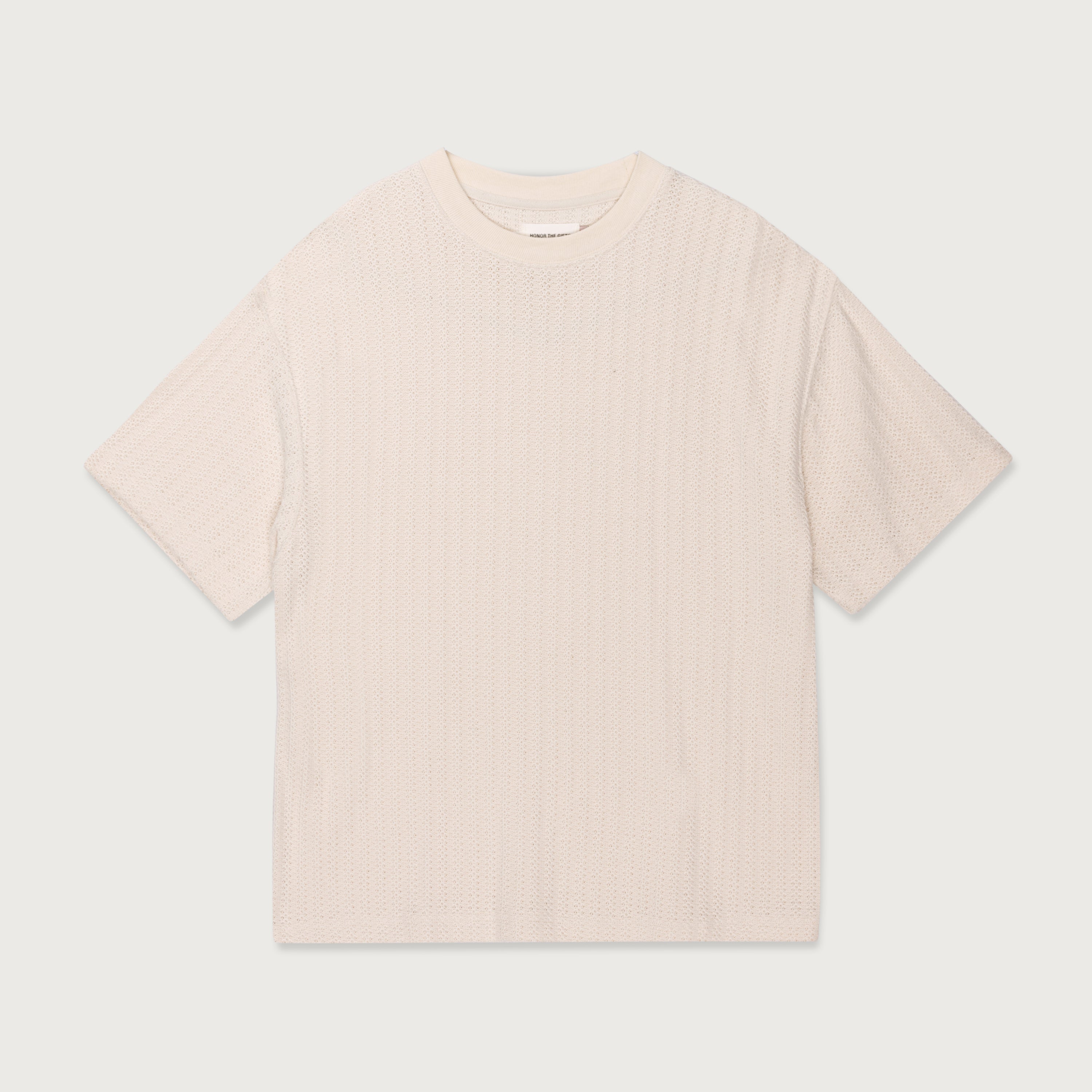 Knit Standard Tee - Bone