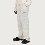 Cable Knit Pant - Bone