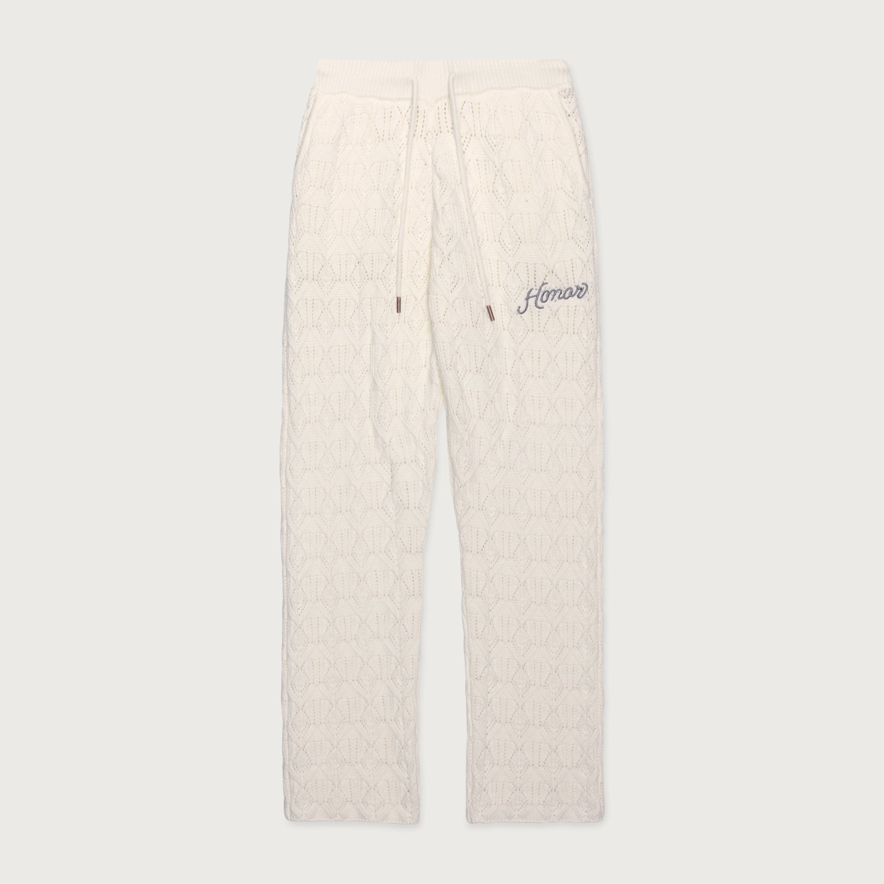 Cable Knit Pant - Bone