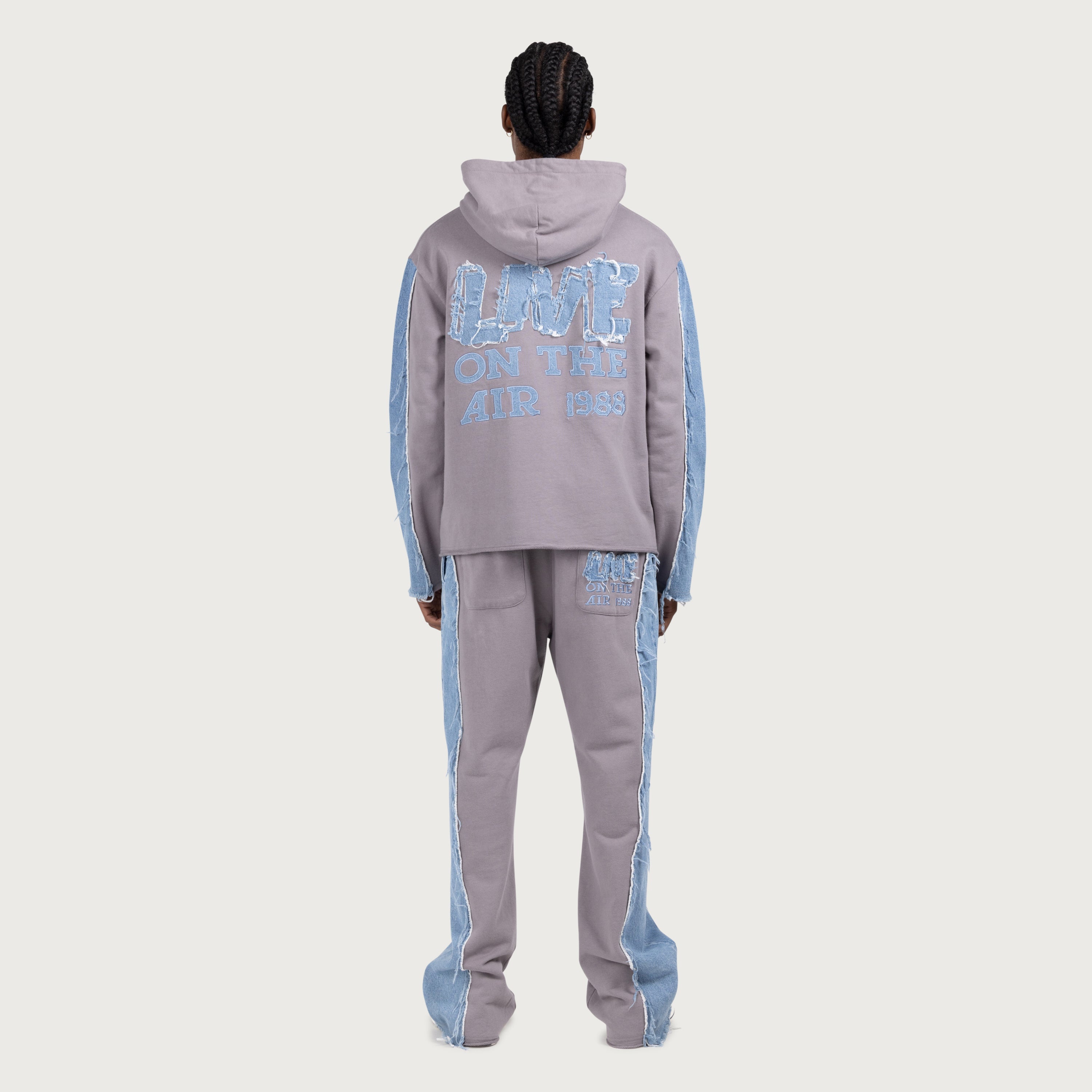 Denim Sweatpant - Grey