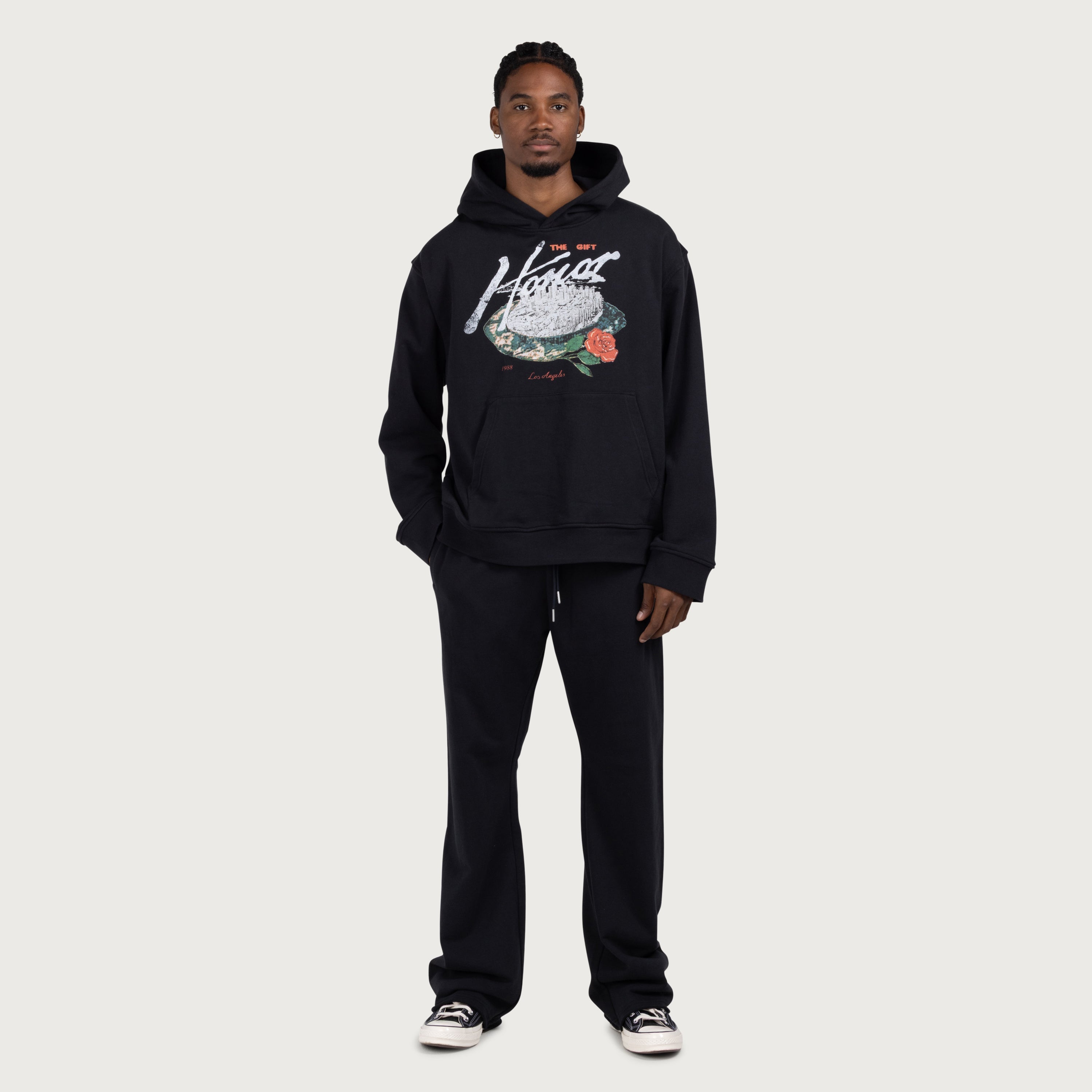 Honor Rose Sweats - Black