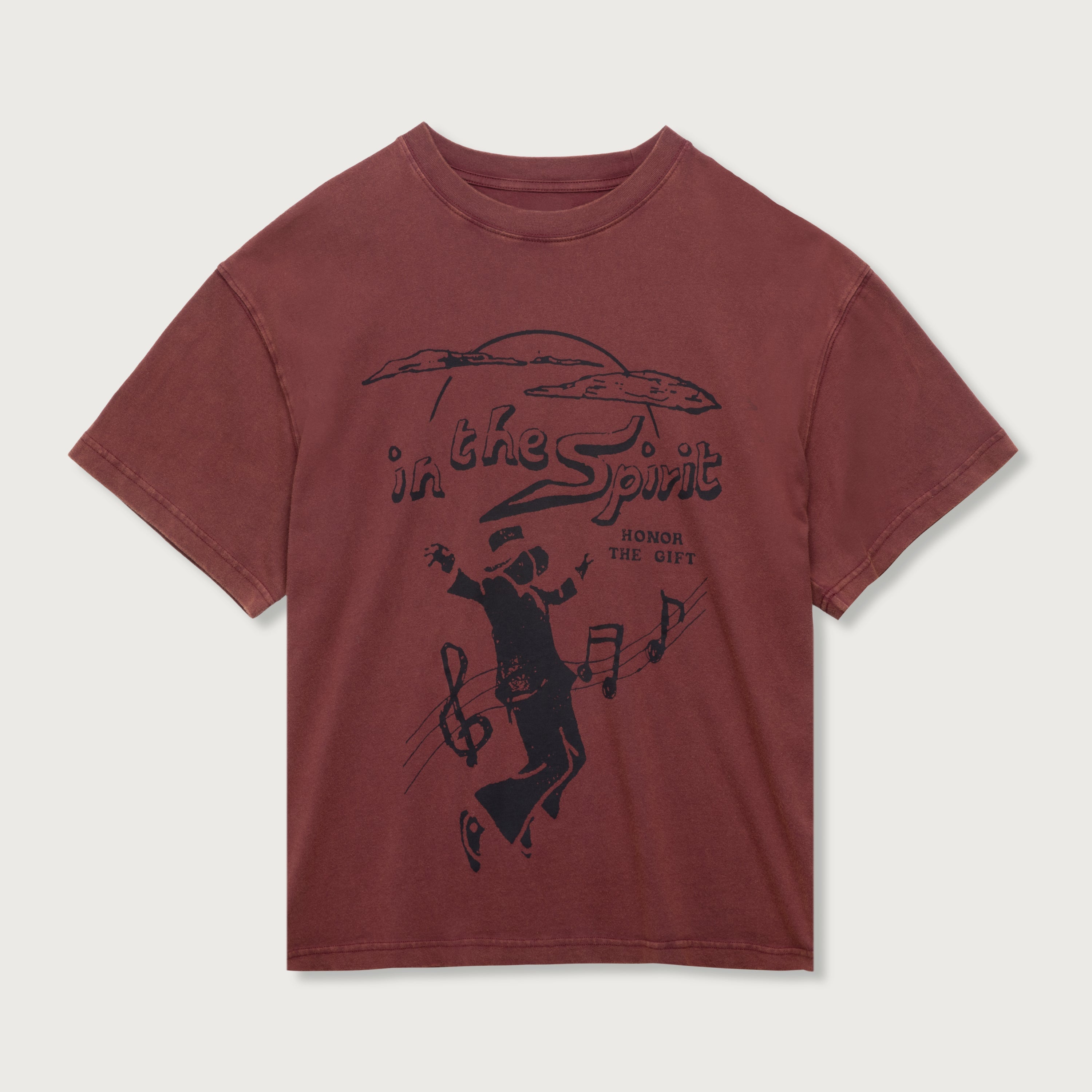 In The Spirit Tee - Burgundy