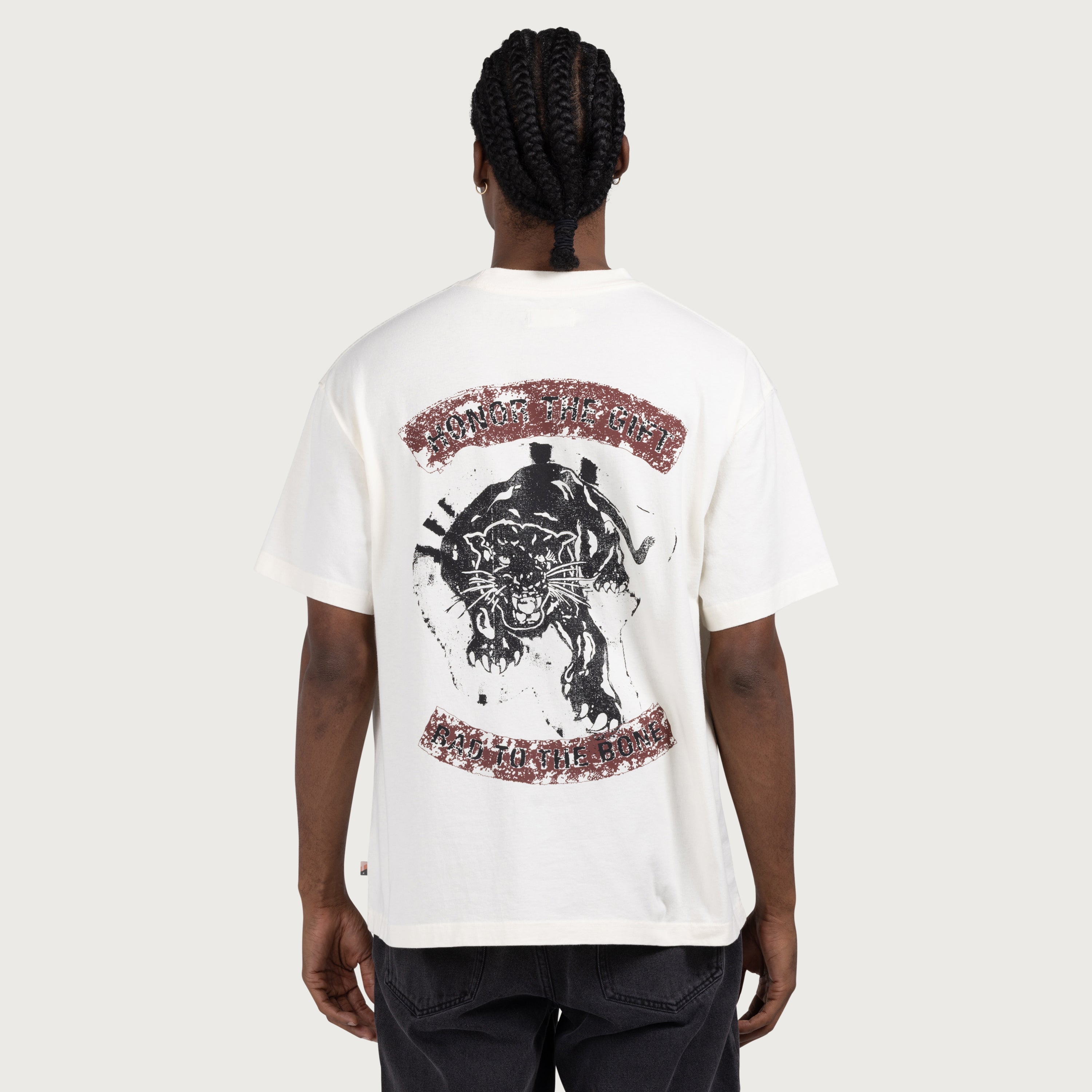 Bad To The Bone Tee - White
