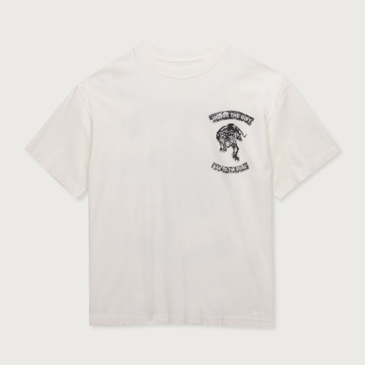 Bad To The Bone Tee - White