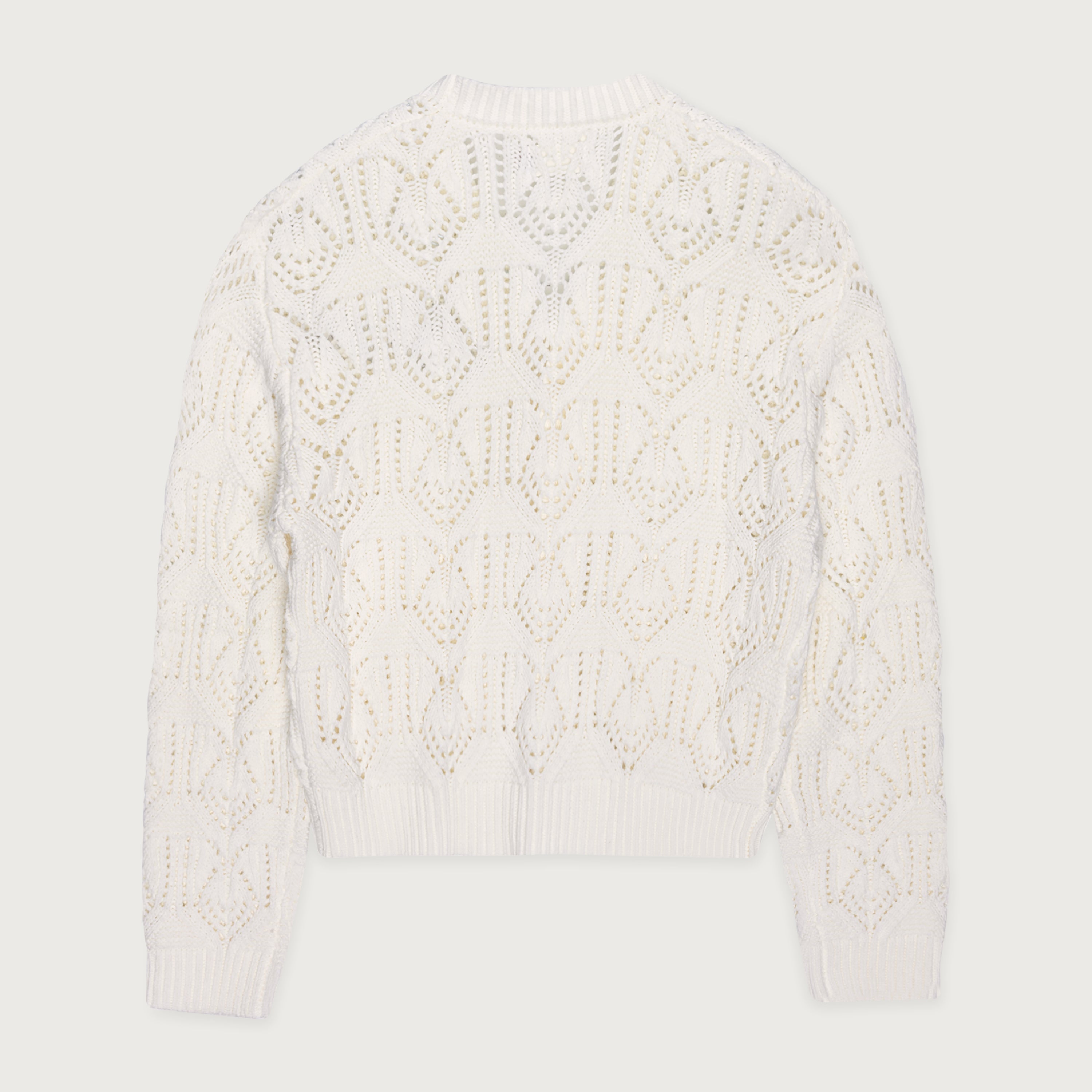 Cable Cardigan - Bone