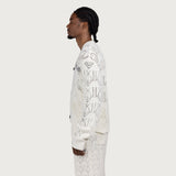 Cable Cardigan - Bone