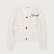 Cable Cardigan - Bone