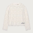 Cable Sweater - Bone