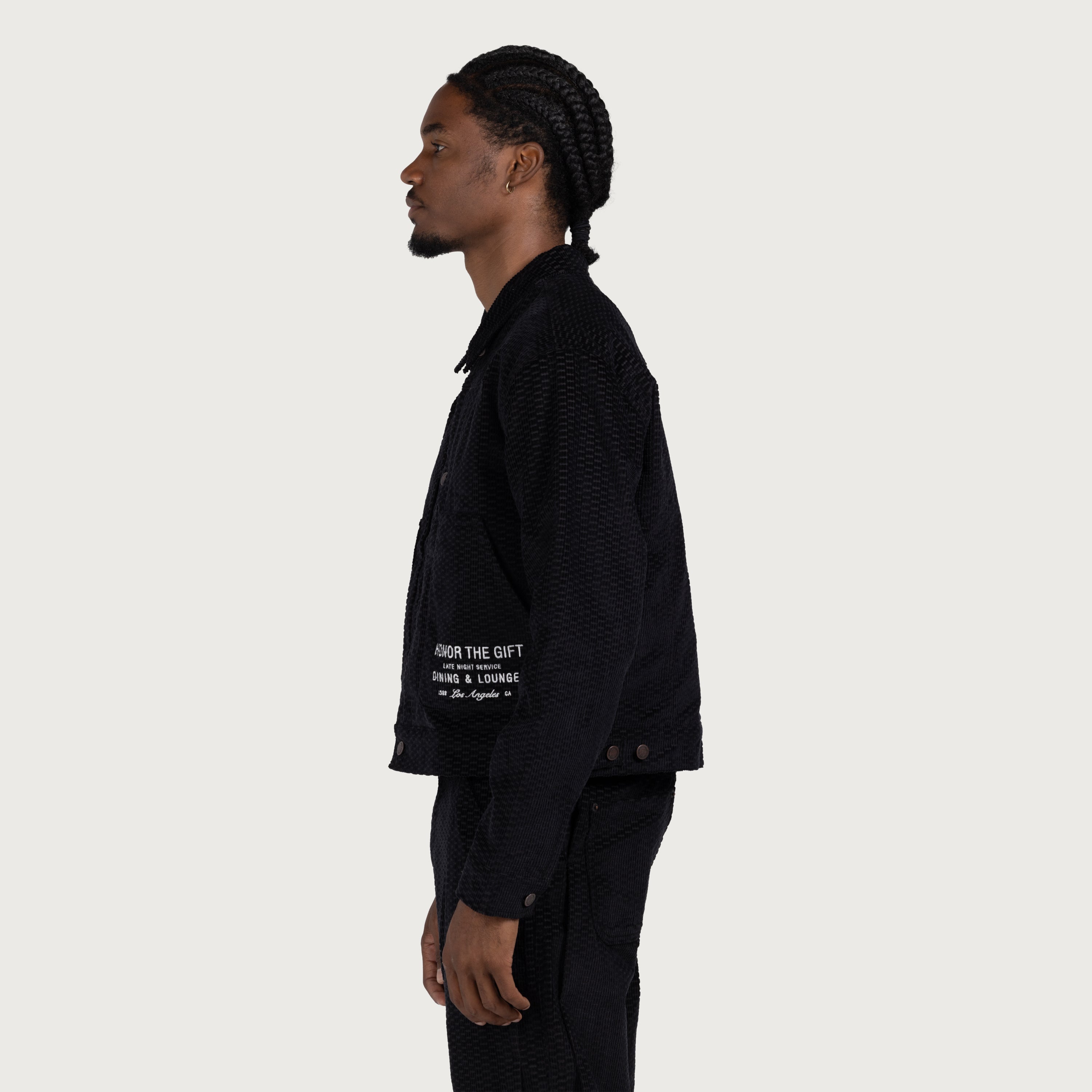 Cord Jacket - Black