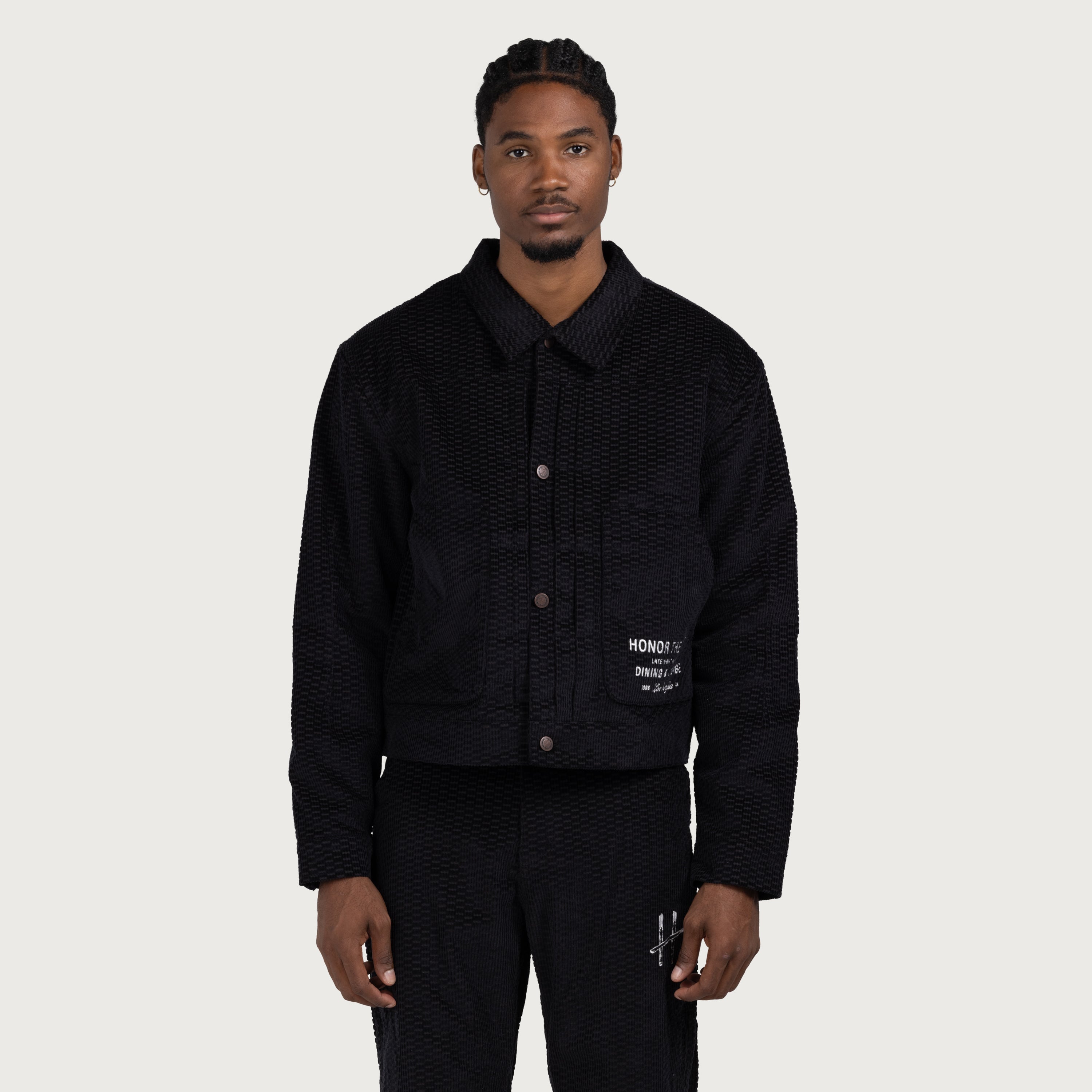 Cord Jacket - Black
