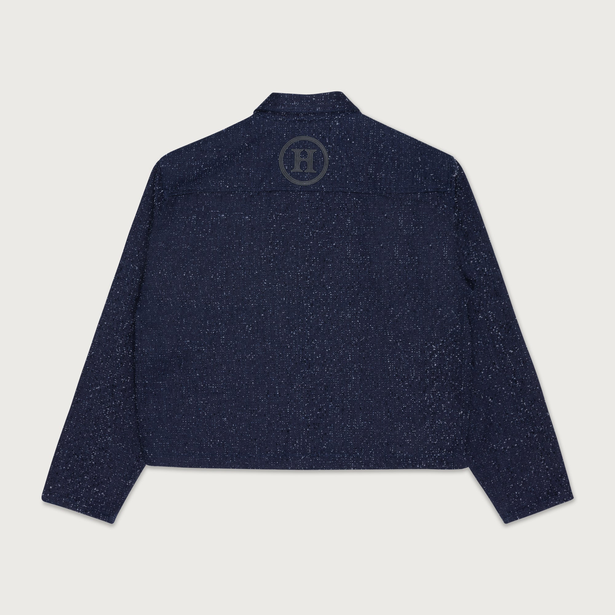 Nep Yarn Chacket - Navy