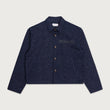 Nep Yarn Chacket - Navy