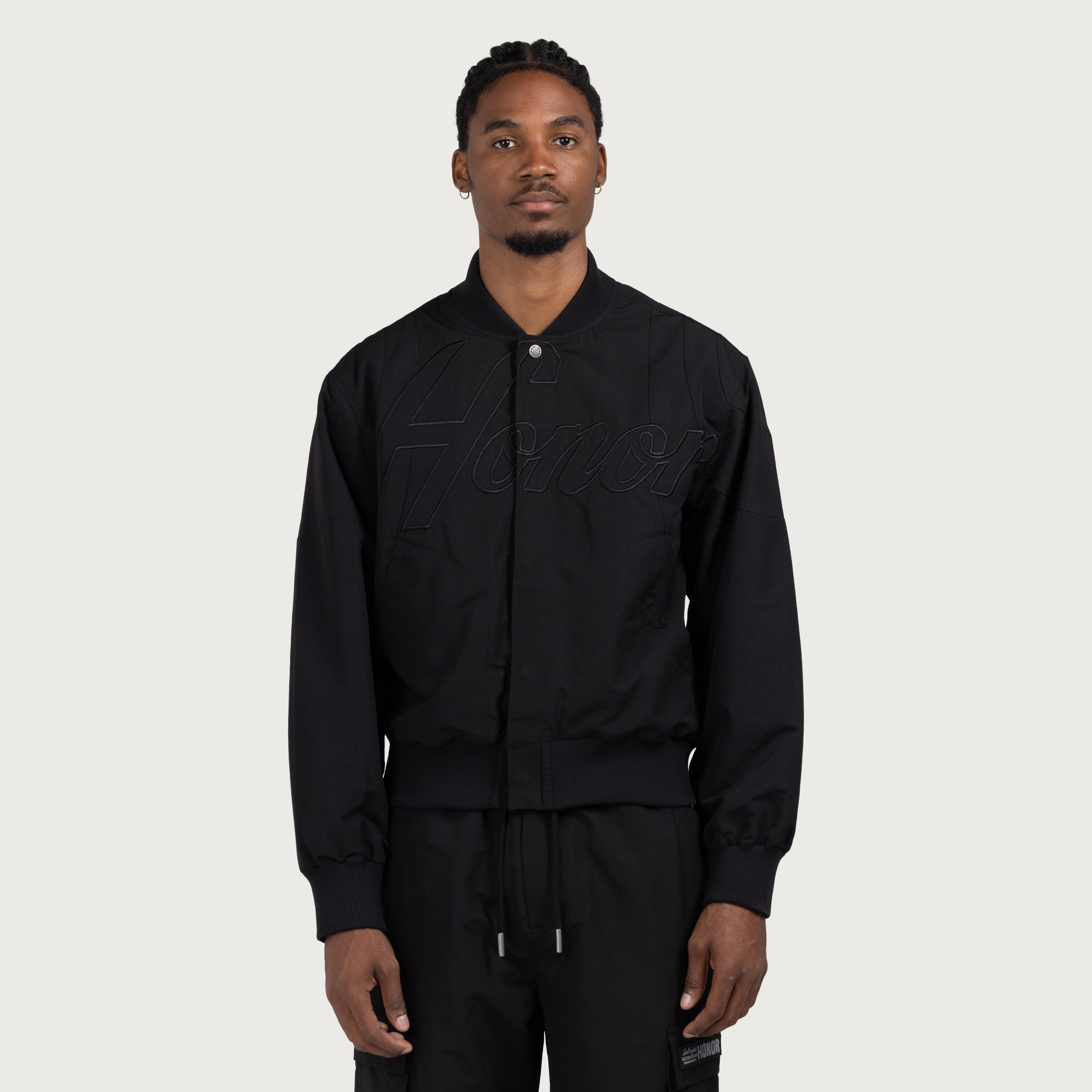 Nylon Bomber - Black