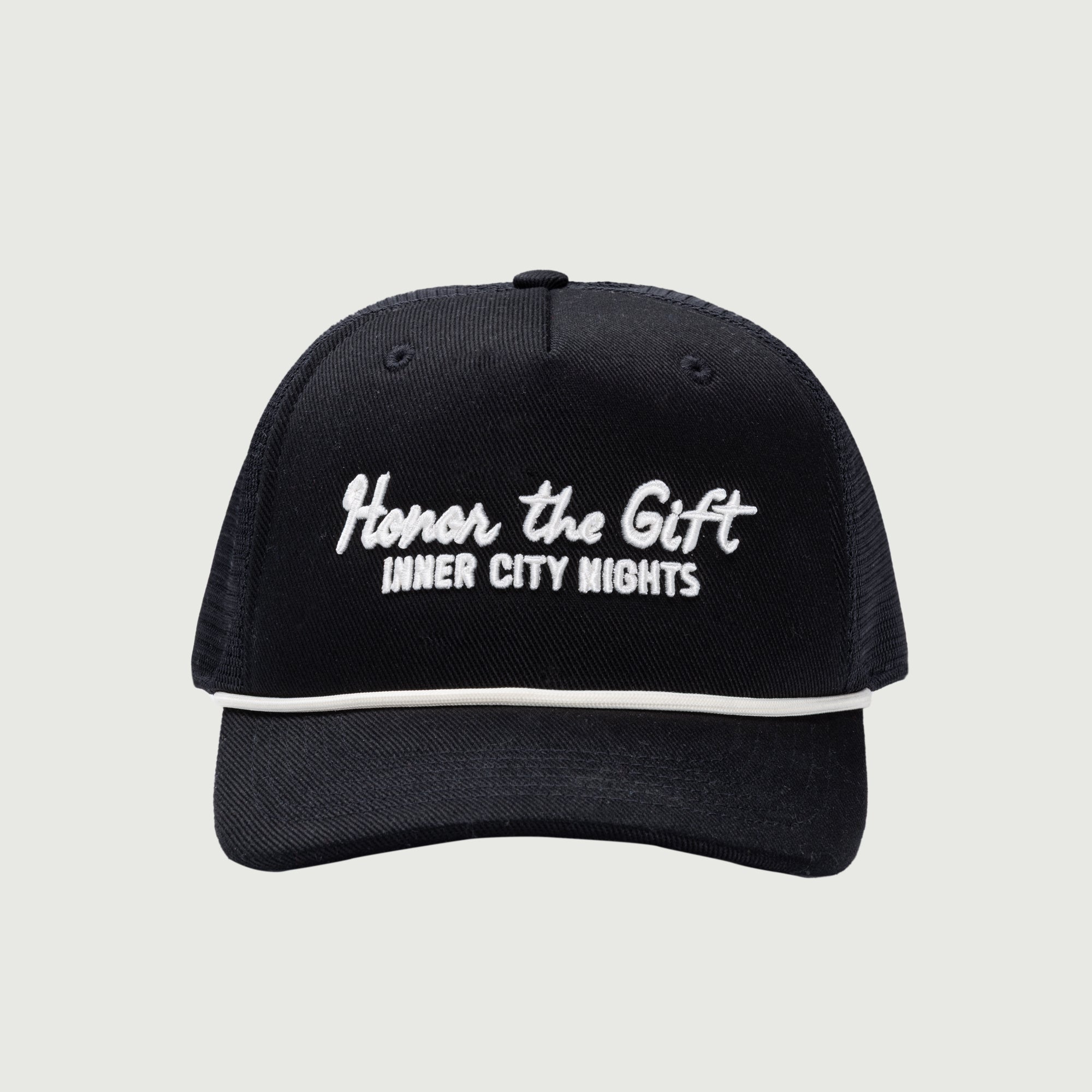 City Nights Trucker Cap - Black