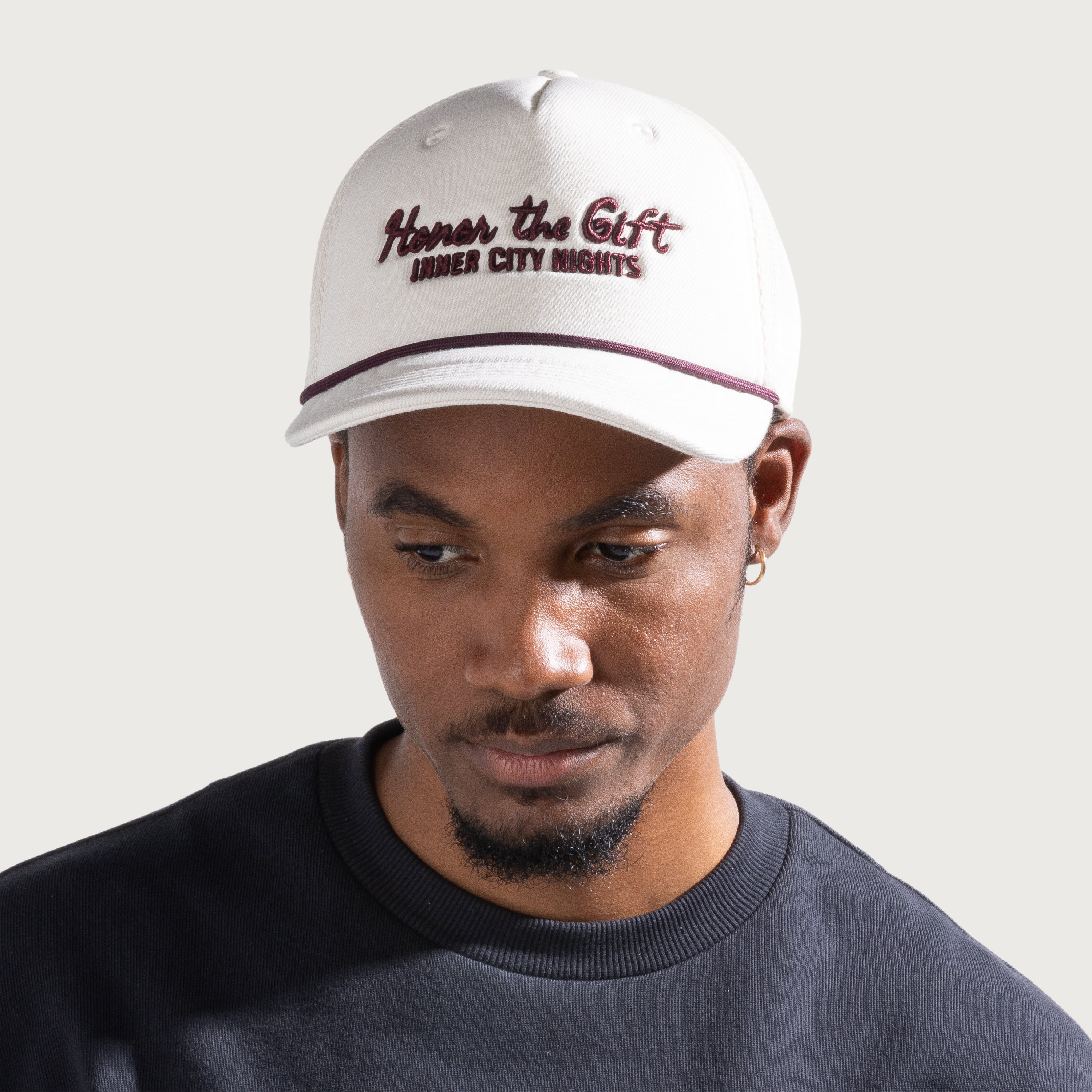 City Nights Trucker Cap - Bone