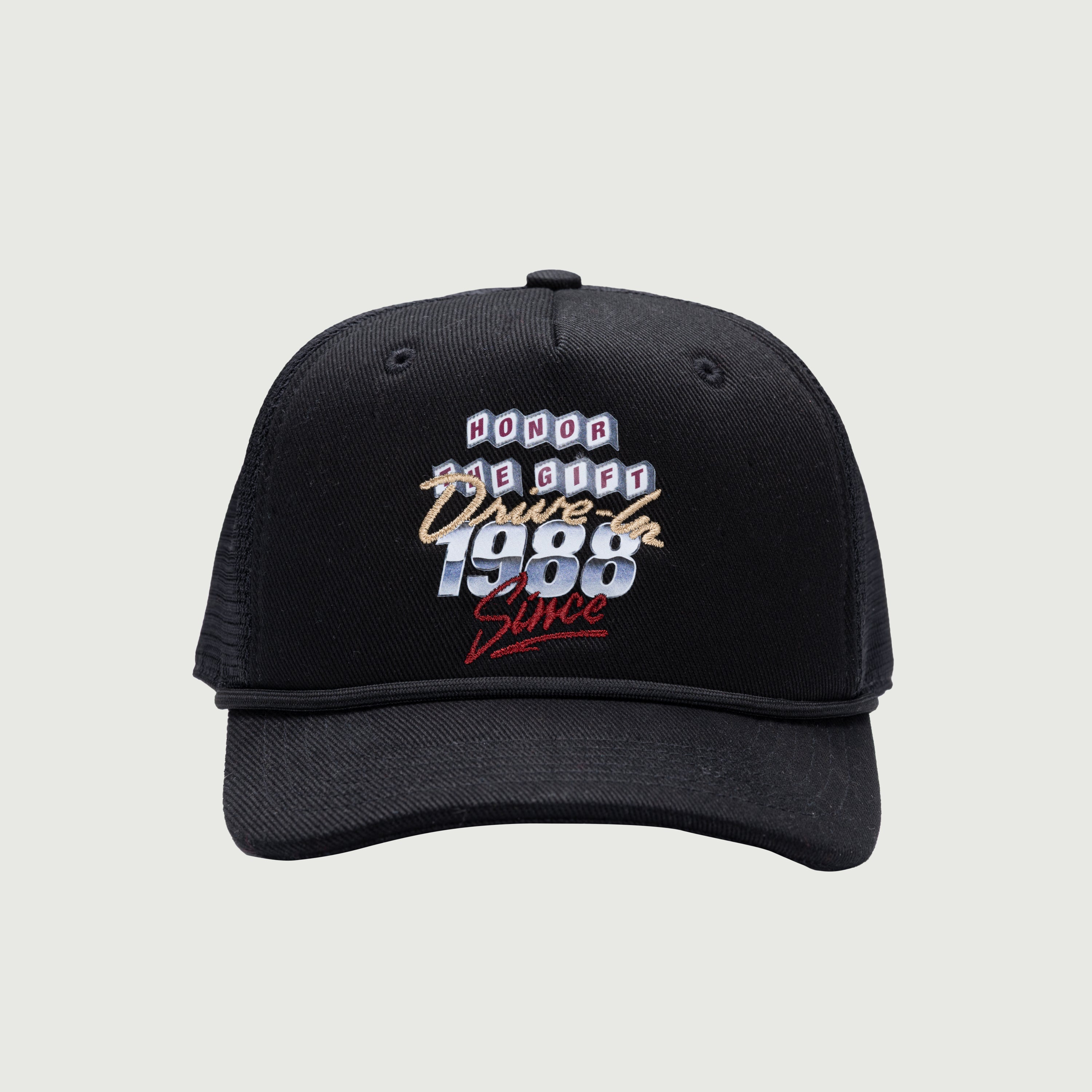 Drive In Trucker Cap - Black