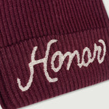 Honor Heavy Knit Beanie - Berry