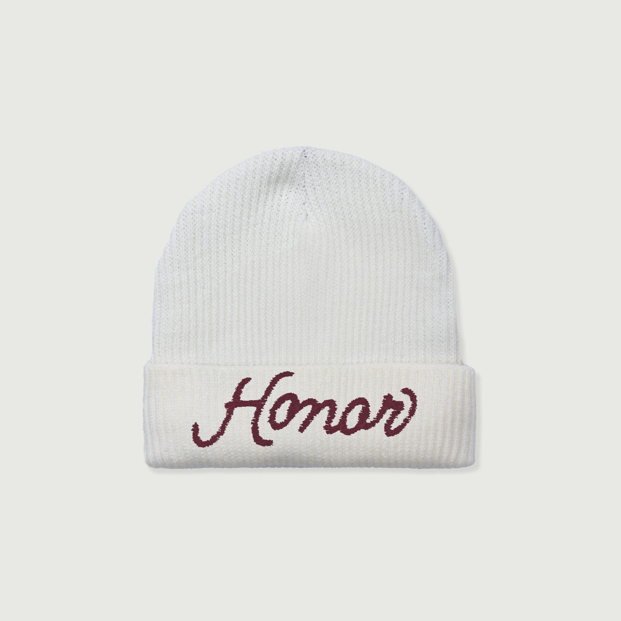 Honor Heavy Knit Beanie - Vintage White