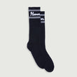 Drive In Striped Ribbed Sock - Black