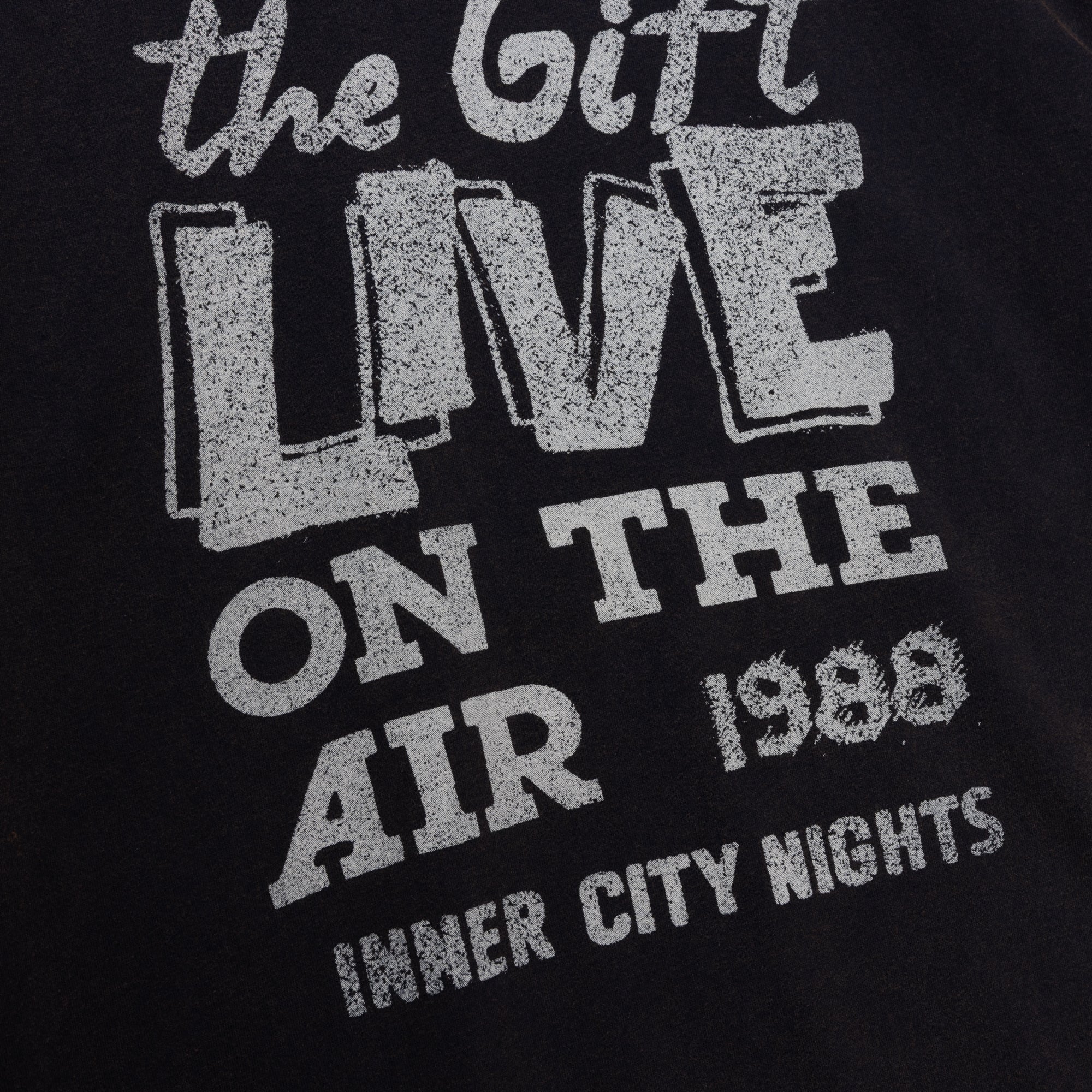 Live On The Air Tee - Black