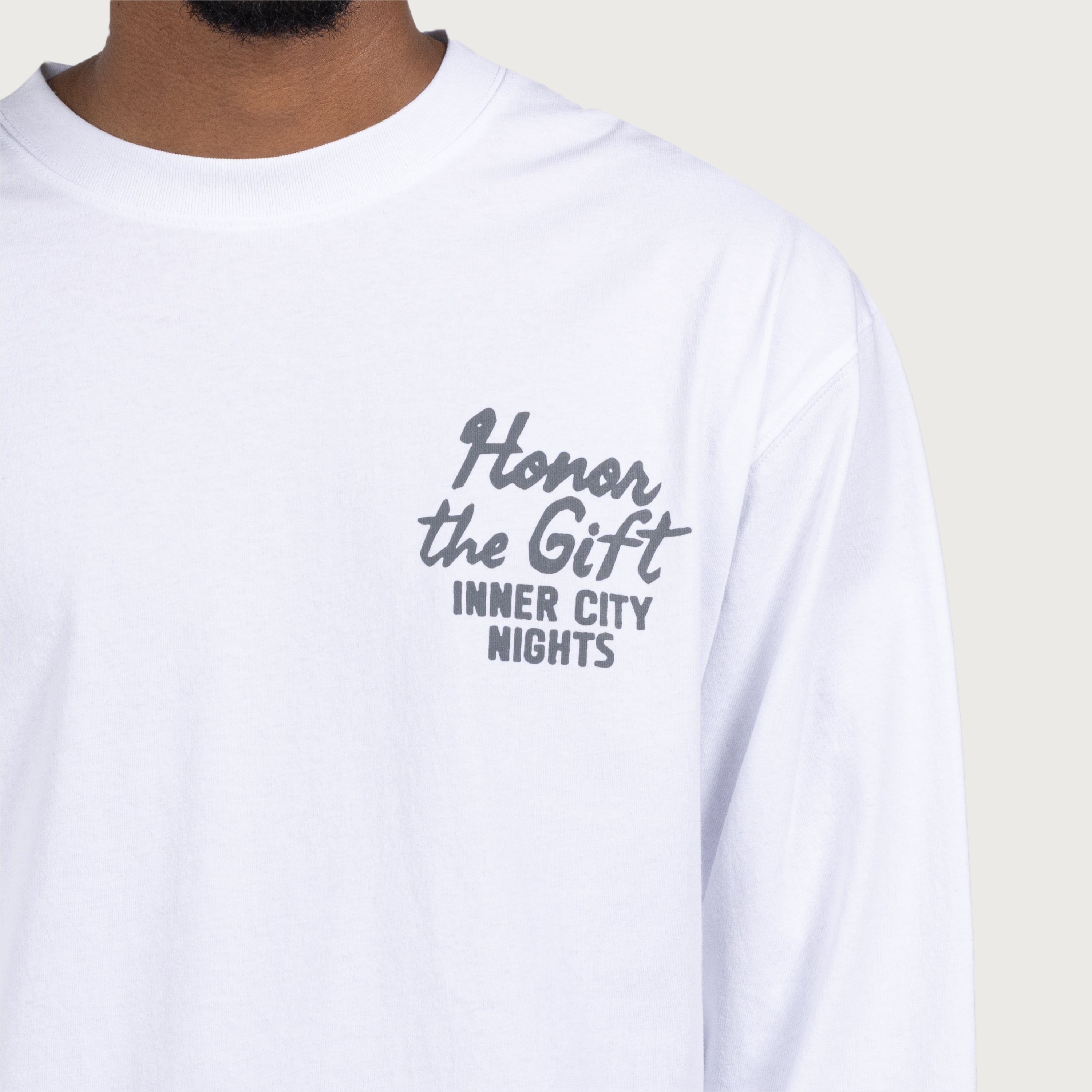 Late Night Dining Tee - White