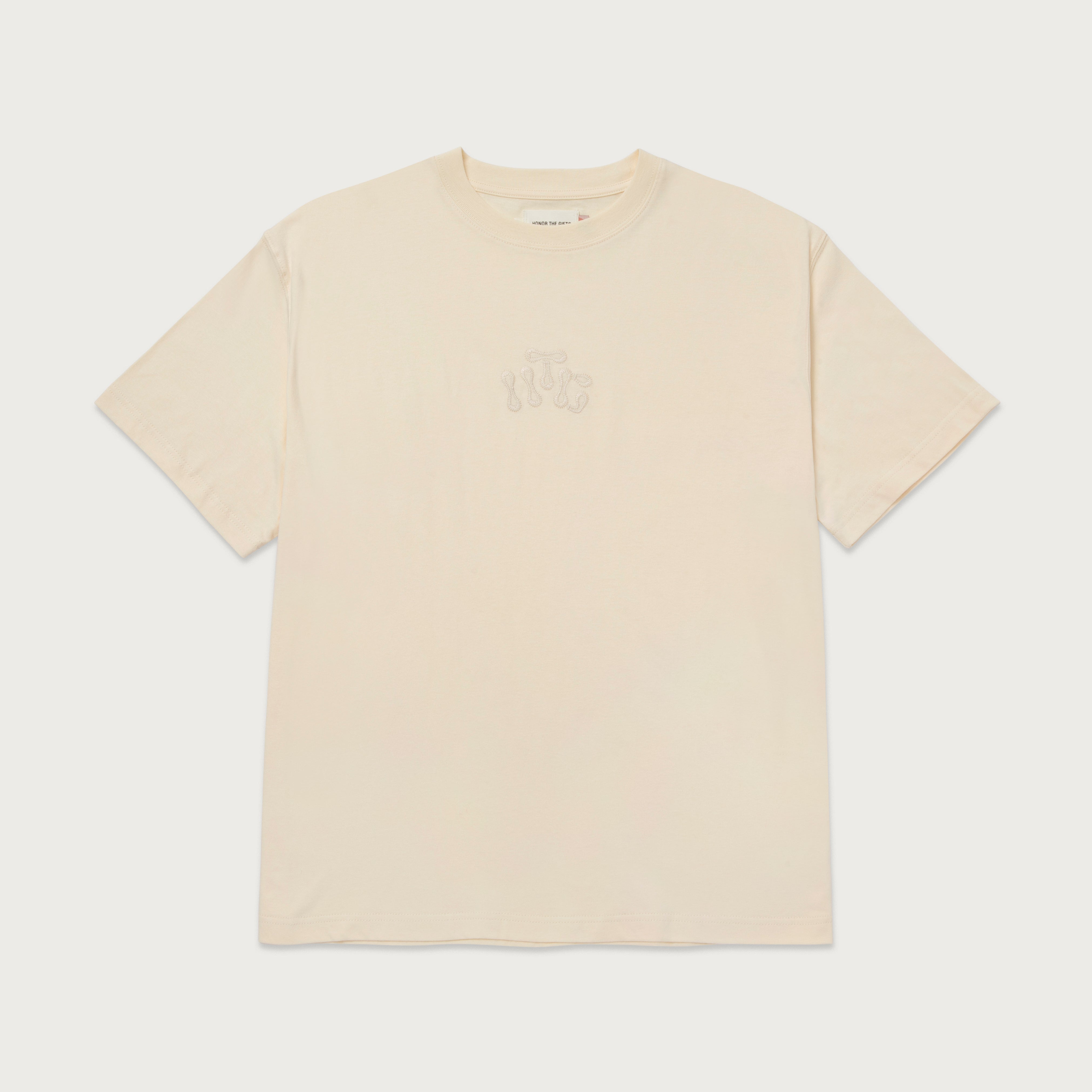 HTG® Embroidery Logo T-Shirt - Bone