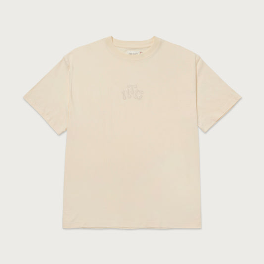 HTG® Embroidery Logo T-Shirt - Bone
