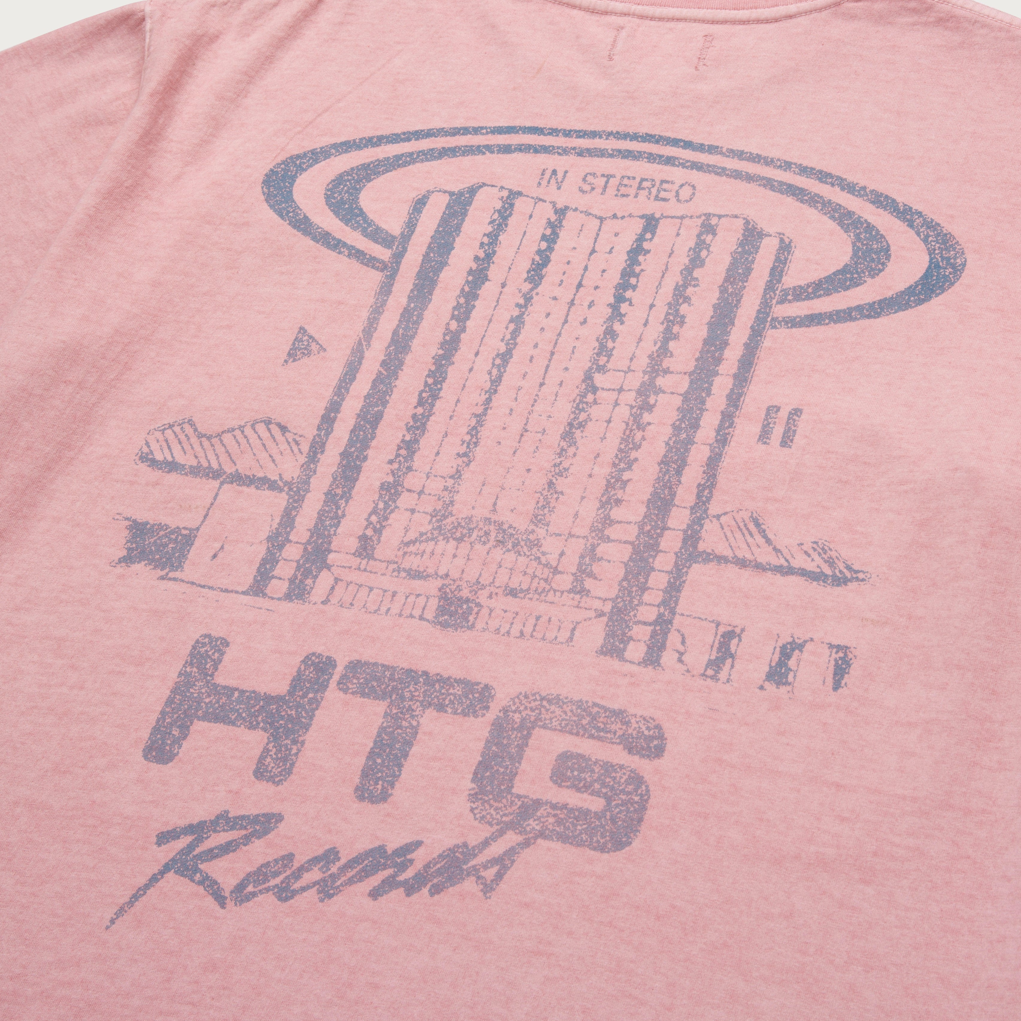 Htg Records Tee - Pink