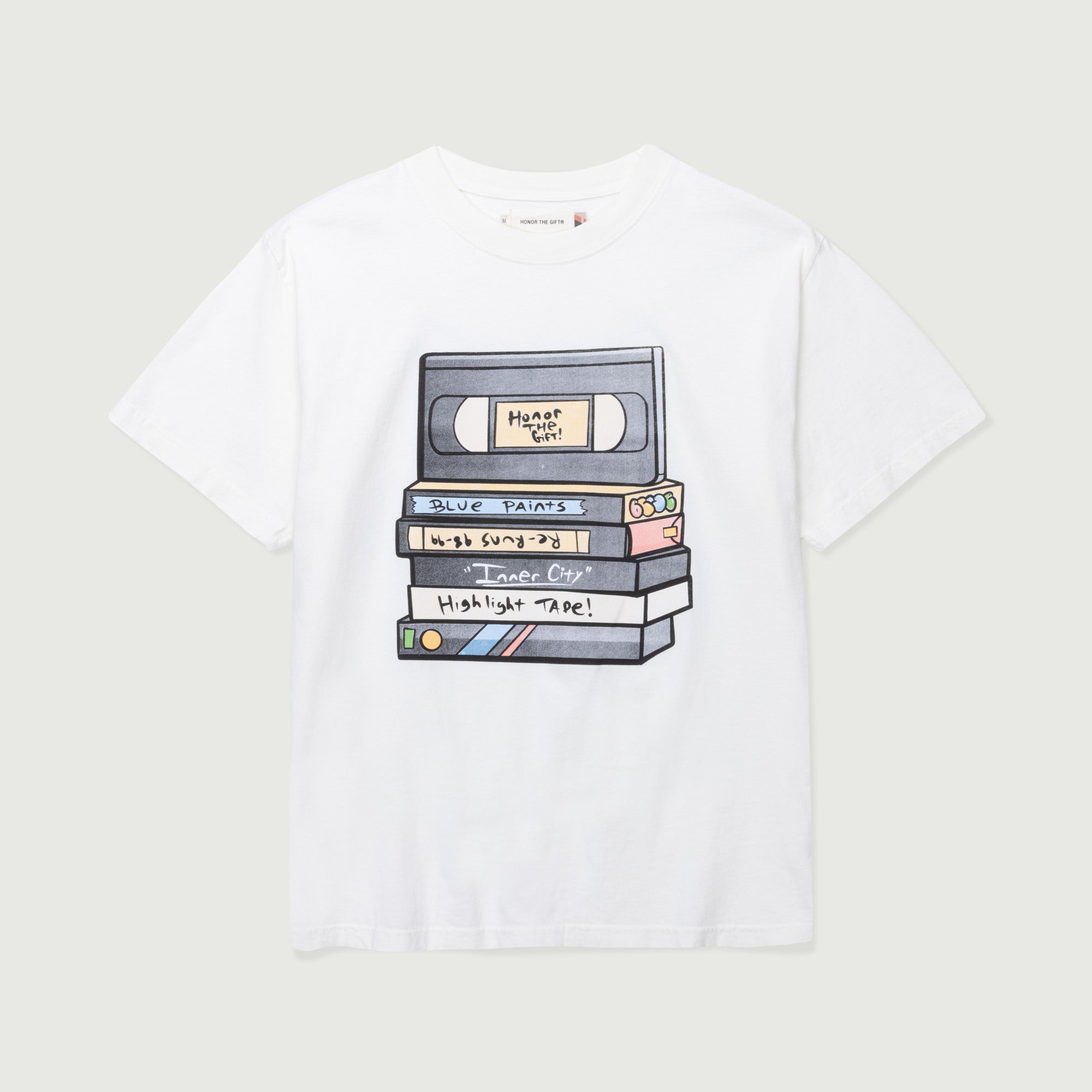 HTG® VHS T-Shirt - Off White