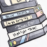 HTG® VHS T-Shirt - Off White