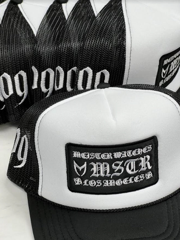 MSTR TRUCKER SNAPBACK BLACK / WHITE