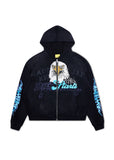 Hell Bent Full Zip Sweatshirt - Vintage Black/Blue