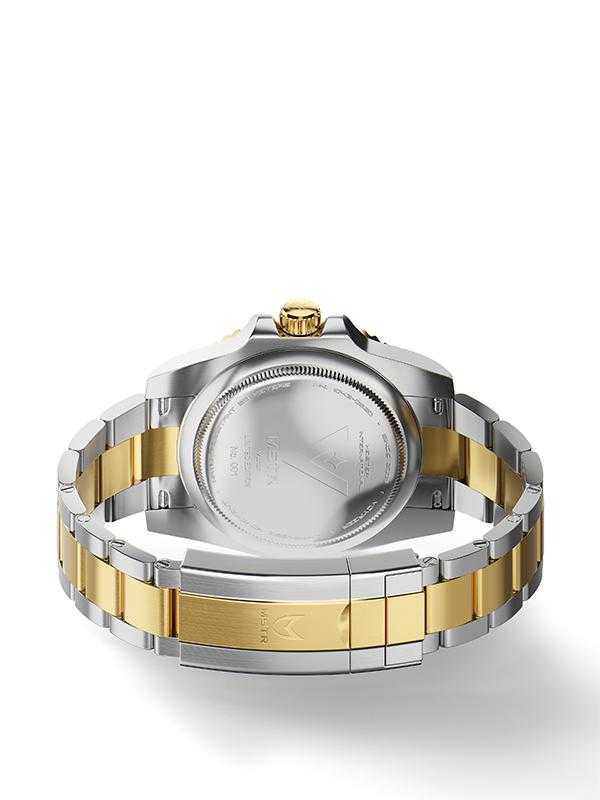 VO105SS - AUTO VOYAGER SILVER / BLACK & GOLD / SS BAND