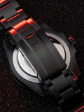 VO102SS - VOYAGER BLACK / RED / SS BAND