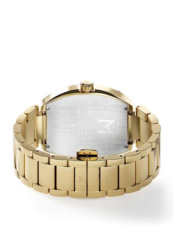 MJ122SS - MAJOR GOLD / BLACK / SS BAND